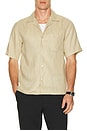 view 3 of 4 Noll Short Sleeve Camp Shirt in Chino