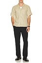 view 4 of 4 Noll Short Sleeve Camp Shirt in Chino