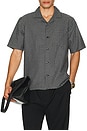 view 3 of 4 Noll Camp Shirt in Black & White