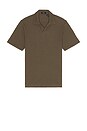 view 4 of 4 Soft Waffle Short Sleeve Polo in Tarmac