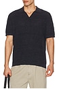 view 1 of 4 Brenan Pacific Linen Polo in New Baltic