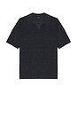 view 4 of 4 Brenan Pacific Linen Polo in New Baltic