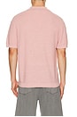 view 2 of 4 Brenan Pacific Linen Polo in Chalk Pink