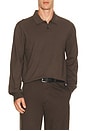 view 1 of 4 Goris Polo Long Sleeve in Classic Brown