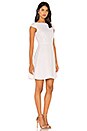 view 2 of 3 Cap Sleeve Shift Dress in White