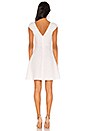 view 3 of 3 Cap Sleeve Shift Dress in White