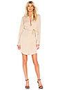 view 1 of 3 Clean Shirt Dress in Warm Stone