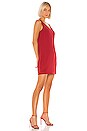 view 2 of 3 V-Neck Shift Dress in Light Cranberry