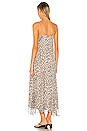 view 3 of 4 Cami Asymmetrical Maxi Dress in Ivory Multi