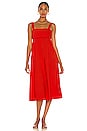 view 2 of 3 Tie Back Dress in Scarlet