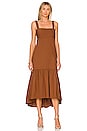 view 1 of 3 Tie Back Dress in Cognac