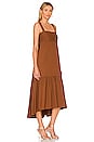view 2 of 3 Tie Back Dress in Cognac