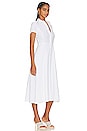 view 2 of 3 Short Sleeve Midi Dress in White