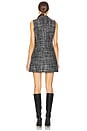 view 4 of 5 Collared Mini Dress in Black Multi
