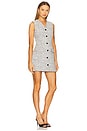 view 2 of 3 VESTIDO TIPO AMERICANA SIN MANGAS in White Multi