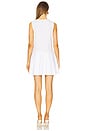 view 3 of 3 Sleeveless Button Down Mini Dress in White