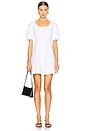 view 1 of 3 VESTIDO COM MANGA BUFANTE in White