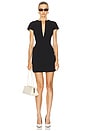 view 1 of 4 Tailor Zip Mini Dress in Black