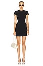 view 2 of 4 Tailor Zip Mini Dress in Black