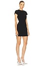 view 3 of 4 Tailor Zip Mini Dress in Black