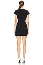 view 4 of 4 Tailor Zip Mini Dress in Black