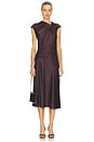 view 1 of 4 Twist Bodice Dress in Plum
