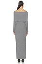 view 3 of 3 Over The Shoulder Rib Dress in Grey Heather