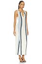 view 2 of 4 VESTIDO SIN MANGAS CON DRAPEADO in Ivory Multi