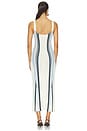view 3 of 4 VESTIDO SIN MANGAS CON DRAPEADO in Ivory Multi