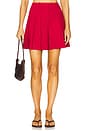 view 1 of 6 Pleated Short in Cherry
