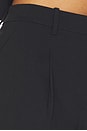 view 6 of 6 Fluid Pleated Shorts in Black