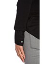 view 4 of 4 Mikaela Thermal Pullover in Black