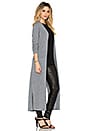 view 2 of 3 Torina Long Cardigan in Heather Grey