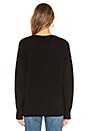 view 3 of 4 Relaxed V Neck Cashmere Sweater in Black