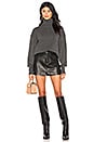 view 4 of 4 Drop Shoulder Turtleneck in Gray