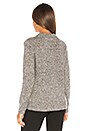 view 3 of 4 Speckled Tweed Crew Sweater in Medium Heather Grey