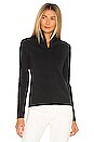 view 1 of 4 Zip Up Turtleneck in Black