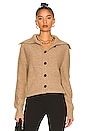 view 1 of 4 Turtleneck OW Cardigan in Beige Canvas