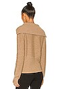 view 3 of 4 Turtleneck OW Cardigan in Beige Canvas