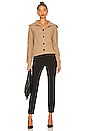 view 4 of 4 Turtleneck OW Cardigan in Beige Canvas