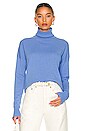 view 1 of 4 Karenia Turtleneck Sweater in Light Azure