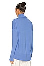 view 3 of 4 Karenia Turtleneck Sweater in Light Azure