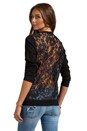 view 1 of 6 Jaidyn LC Sweater with Lace Back in Black