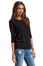 view 3 of 6 Jaidyn LC Sweater with Lace Back in Black
