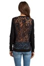 view 4 of 6 Jaidyn LC Sweater with Lace Back in Black
