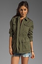 view 2 of 6 Levian Military Jacket in Desert Green