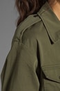 view 5 of 6 Levian Military Jacket in Desert Green