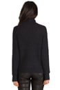 view 3 of 5 Astral Mock Neck Sweater in Dark Charcoal