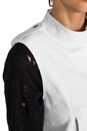 view 6 of 6 Magazine Tatia Leather Vest in White
