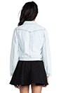 view 4 of 6 Chastain Tim Denim Jacket in White Blue Acid